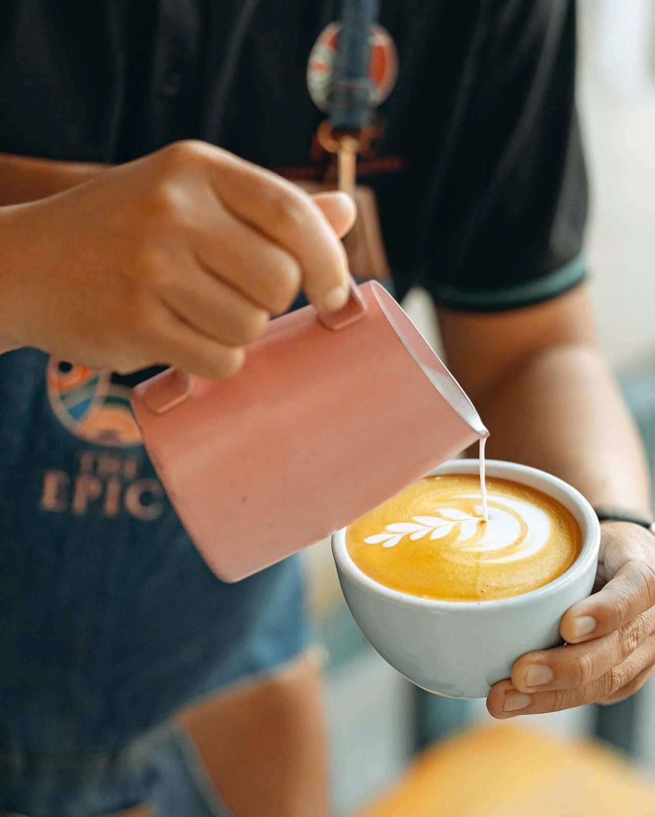 Barista rót latte