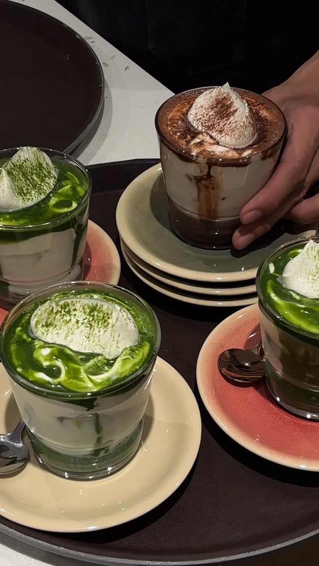 Ly matcha layered