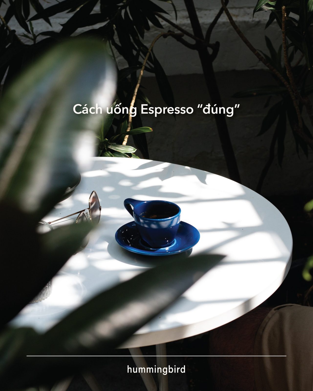 Thẻ hướng dẫn 'Cách uống Espresso đúng'
