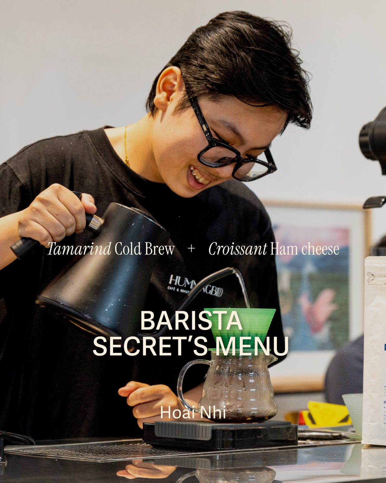 Thẻ 'Thực đơn bí mật của Barista' do Hoài Nhi giới thiệu