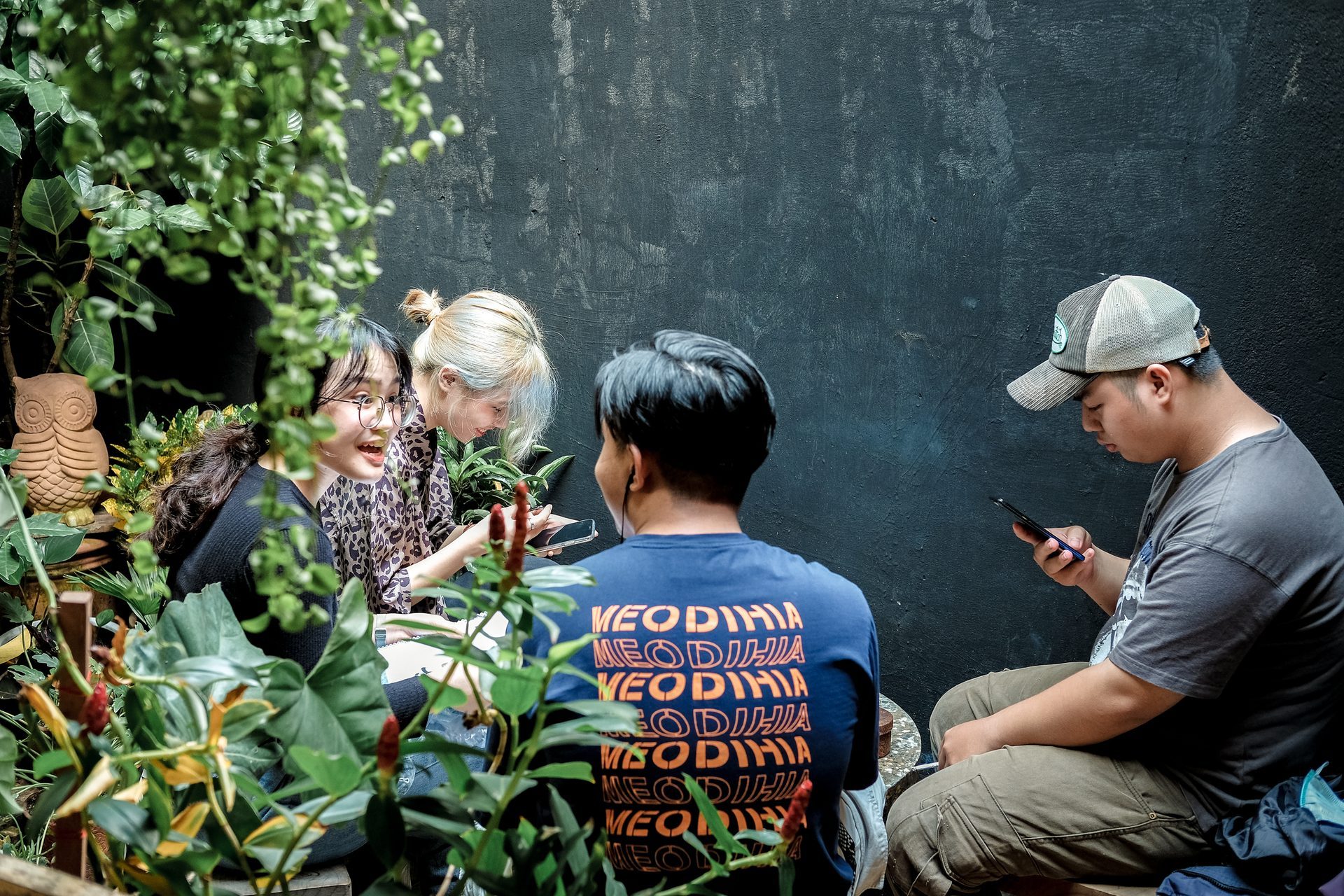 Một góc lặng đủ cho bốn người.