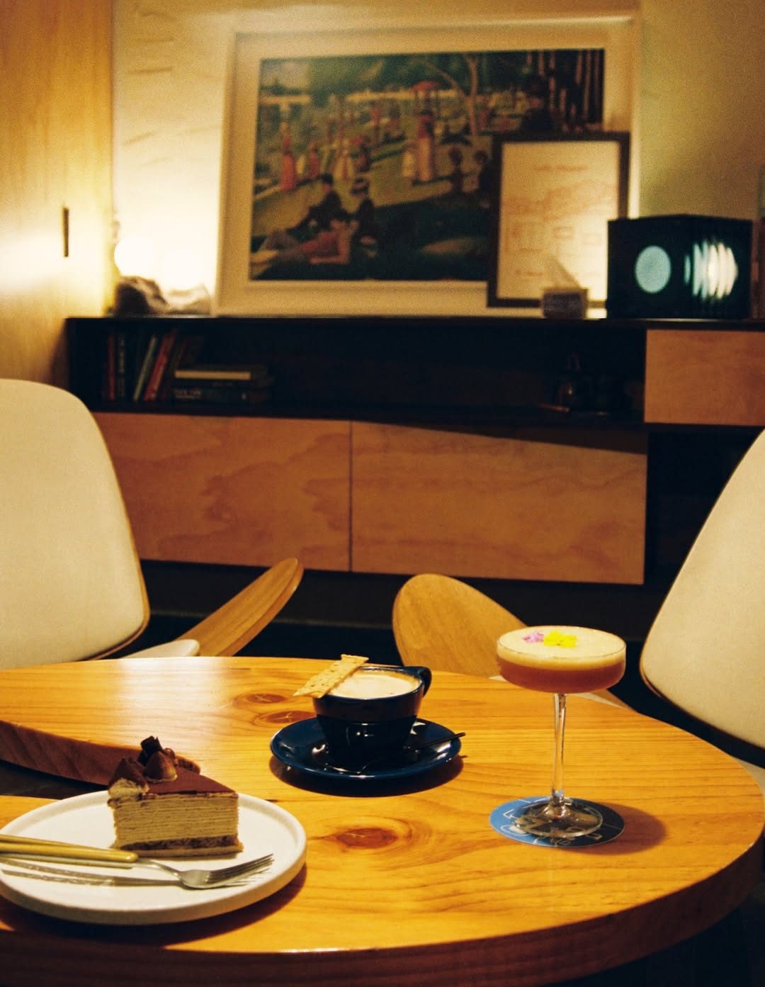 Góc lounge, khi trời tối detail