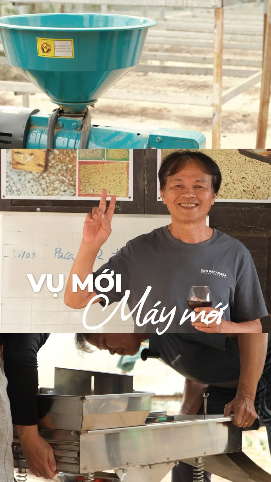 Cả nhóm mừng vụ mới, máy mới