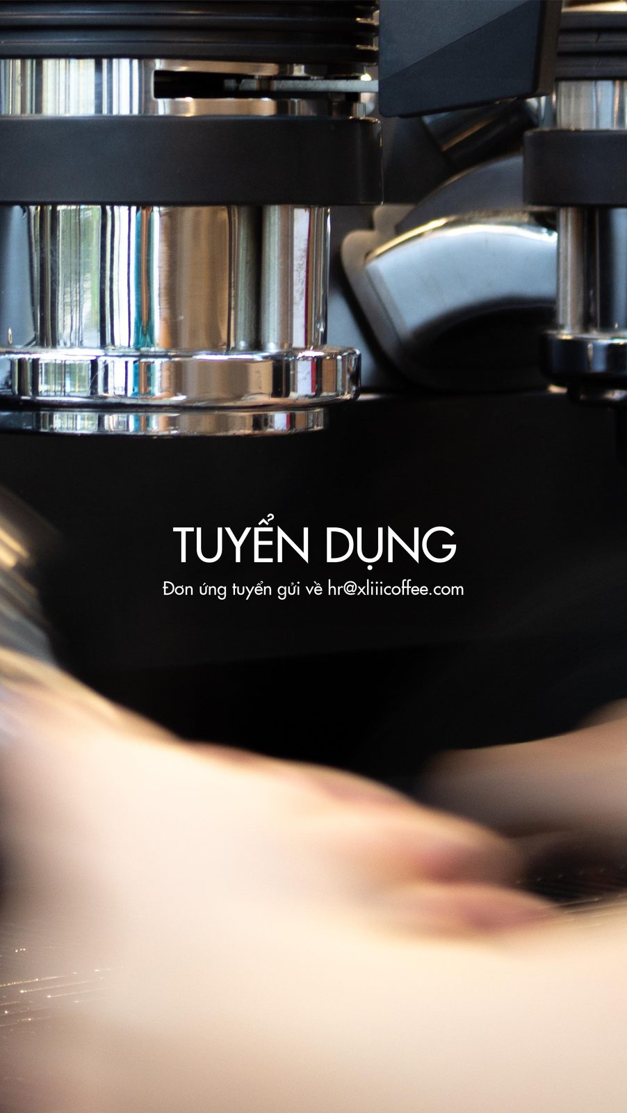Máy rang Giesen tại xưởng Đà Nẵng